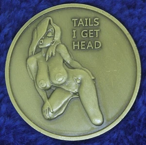 USAF AMMO Tails I Get Head Heads I Get Tail Challenge Coin PT-19 - Picture 1 of 2