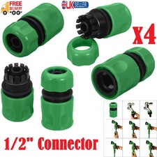 4x 1/2' Garden Water Hose Pipe Connector Couple Quick Connector Adapter Fittings
