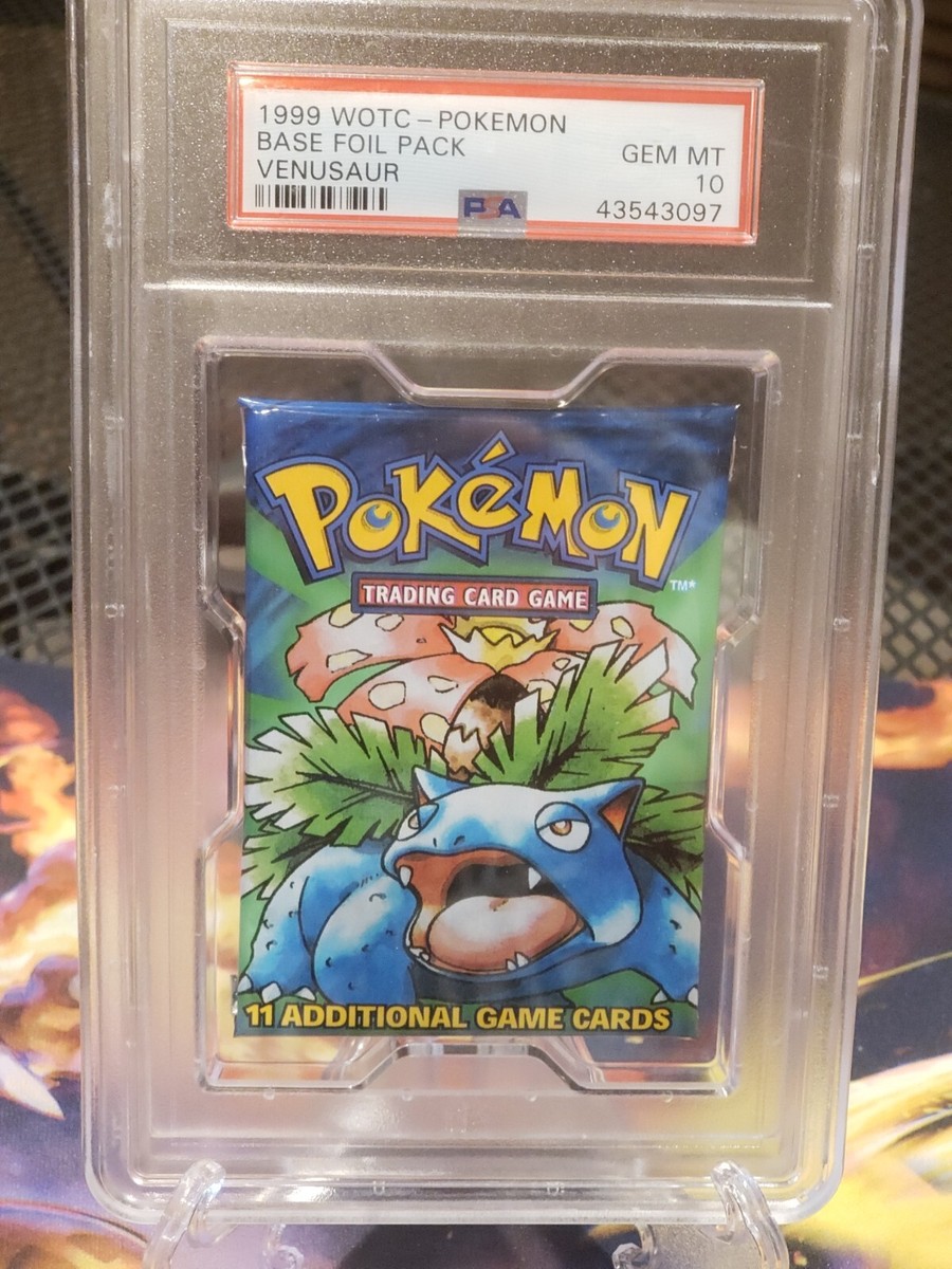 Pokémon TCG Base Set Grade 10 Sealed Collectible Card Game