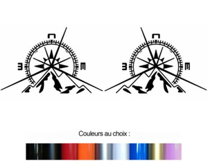 2 KOMPASSE DACIA DUSTER 4WD 4X4 STICKER BD409 - Bild 1 von 1