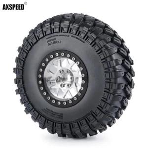 AXSPEED 1/4/6x 2.2" Crawler Reifen Tire tyre 140mm & Felge für 1:10 RC Crawler - Bild 1 von 11