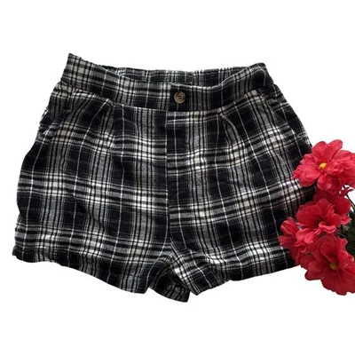 Pantalones Cortos Altar'd State Mujer Negro Blanco Talla M Rayas Bolsillos Informales Foto 1 de 4