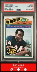 1977 Topps - #360 Walter Payton PSA 8 NM/NM+ HOF! NEW LABEL! - Picture 1 of 2