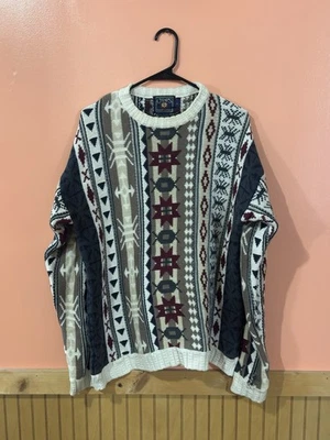 Vintage Chaps Polo Ralph Lauren Knit Sweater 90’s dad Style Size Large  - Image 1 of 3