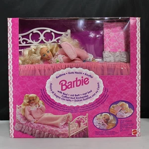 Barbie 1994 hora de dormir con su propia cama real - Imagen 1 de 5
