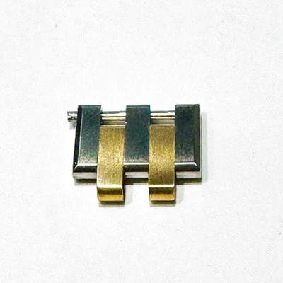 Genuine ROLEX 15.5mm 18k Gold and Stainless Steel Link for  Oyster Quartz 17013 - Image 1 of 3