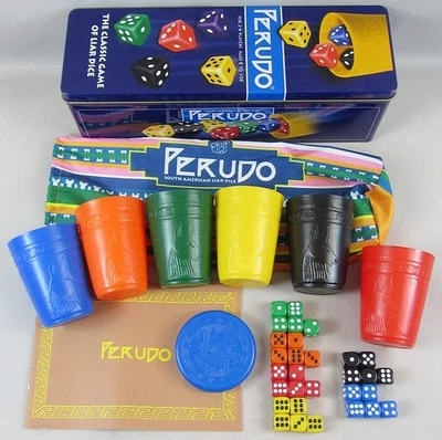 PERUDO Game  South American Liar Dice by Paul Lamond Games 2002 Complete - Image 1 of 4