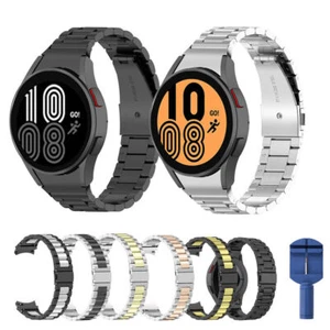 For Samsung Galaxy Watch 7/6/5/4/FE 40/44mm 45mm No Gaps Metal Band Wrist Strap - Picture 1 of 20
