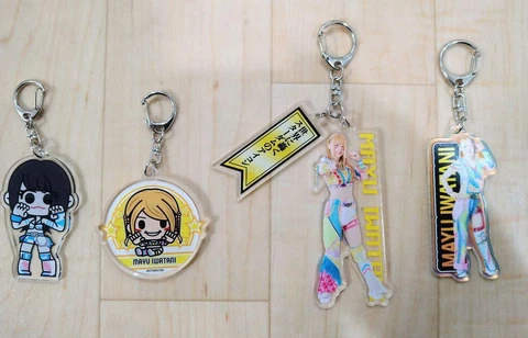 Stardom Women'S Professional Wrestling Acrylic Keychain Set Mayu Iwatani Cover
