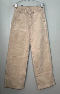 Jeans pattinatore American Eagle taglia 4 marrone largo dritto elasticizzato denim largo - Foto 1 di 14