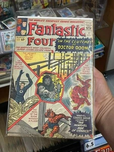 Fantastic Four #17 (RAW 2.5-3.5 - MARVEL 1963) (ARTIKELVIDEO!) Dr. Doom. PC - Bild 1 von 3