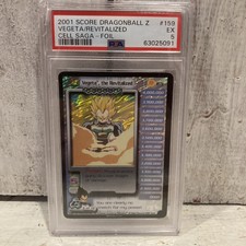 Dragonball Z CCG Cell Saga #159 Vegeta the Revitalized level 5 Ultra Rare PSA 5
