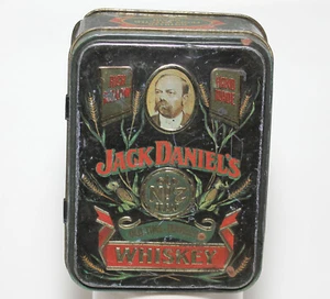 JACK DANIELS Old Time Tennessee No 7 lata de whisky con inserto Hudson Scott & Sons Reino Unido - Imagen 1 de 10