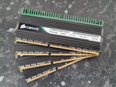8GB Kit Corsair Dominator 4x2GB CMD8GX3M4A1333C7 1333MHz Desktop Memory EC2106 - Image 1 of 4