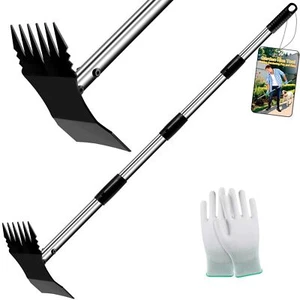 Hoe Garden Tool 58 Inch Garden Hoe and Cultivator for Gardening Weeding 2 in ... - Picture 1 of 7