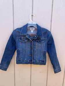 Old Navy Jean Jacket size 8 Girls Clothes Wedding Birthday Party Denim Cardigan - Picture 1 of 6