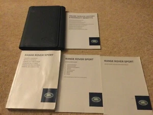 RANGE ROVER SPORT L494 OWNERS MANUAL HANDBOOK & WALLET (2013 - 2017) FAST POST - Picture 1 of 4