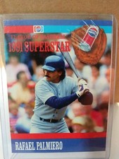 1991 Rafael Palmiero Pepsi Flavor of Baseball Superstars Food Issue. # 14 of 17