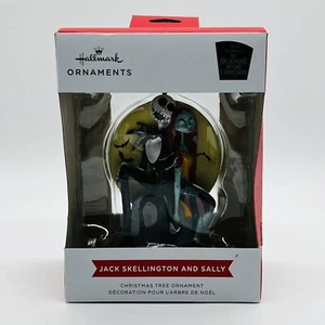 Hallmark Jack Skellington And Sally Nightmare Before Christmas Ornament NEW - Picture 1 of 2