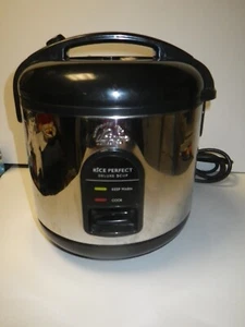 Wolfgang Puck Rice Cooker Bistro Collection Rice perfect 5 Cup Deluxe - Picture 1 of 13