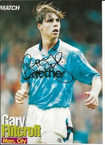 FOTO FIRMADA POR GARY FLITCROFT ~ MANCHESTER CITY / BLACKBURN / SHEFFIELD UNITED 1 - Imagen 1 de 2