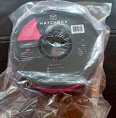 Hatchbox 3D Printer Filament Purple NIP - Image 1 of 2