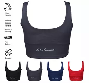 WUSUT Women’s Gym Sports Bra – Breathable Stretchy Supportive Workout Wear - Picture 1 of 10
