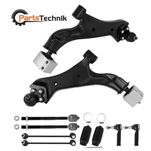 Front Lower Control Arms Sway Bars + Tie Rods For Chevy Equinox GMC Terrain 10X - Picture 1 of 12