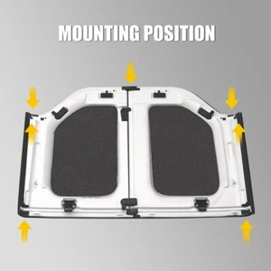 2pc Interior Parts Hard Top Seal Kit for 2007-2018 Jeep Wrangler JK 68026937AB - Picture 1 of 13