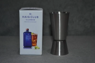 Haig Club Clubman Scotch Whisky 25ml 50ml Spirit Measure Jigger Stainless Steel - Image 1 of 4
