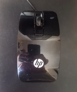 HP BLACK WIRED MOUSE PART # 704233-001 HP SLIMLINE 400-224 - Picture 1 of 7
