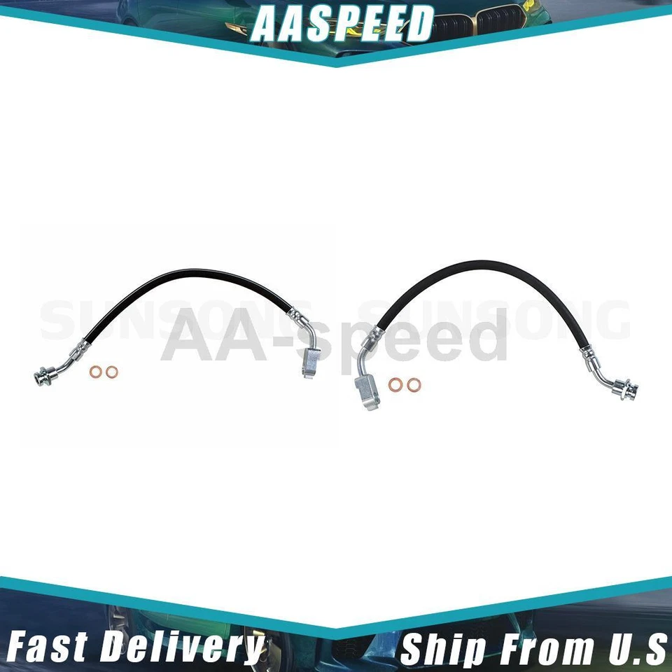 Тормозная магистраль гидравлического шланга переднего тормоза для пикапа Nissan 1995 1996 1997 годов выпуска - Изображение 1 из 4