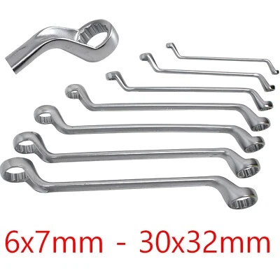 Doppel Ringschlüssel 6x7 - 30x32 mm Ringschlüssel gekröpft - nach Wahl - - Bild 1 von 4