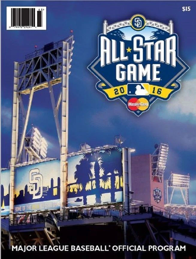 2016 MLB ALL STAR GAME PROGAM ASG SPECIAL STADIUM EDITION SAN DIEGO BASEBALL - Image 1 of 1