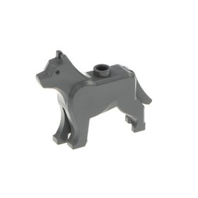 1x Lego Animal Dog New - Dark Grey Wolf Police Harry Potter 4756 4225281 48812