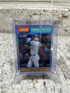 2025 Topps Heritage Silver Chrome Refractor Shohei Ohtani #1 Record Breaker - Picture 1 of 4
