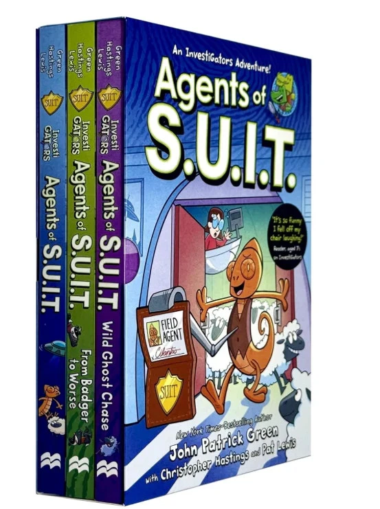 Investigators Agents Of S.U.I.T. Series 3 Books Collection  | John Patrick Green - Image 1 of 1