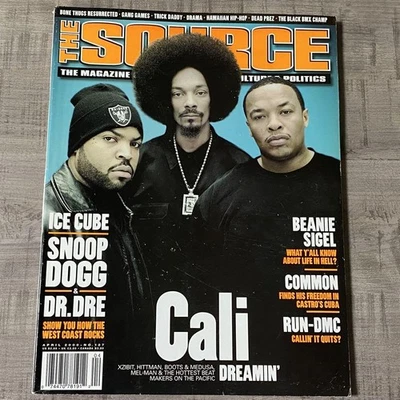 Ice Cube Snoop Dogg Dr Dre The Source Magazine Apr 2000 - No.127 Hip-Hop Legends - Image 1 of 4