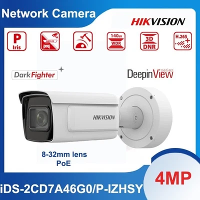 Hikvision iDS-2CD7A46G0-P-IZHSY(8-32mm) 4MP License Plate Recognition Camera - Image 1 of 4