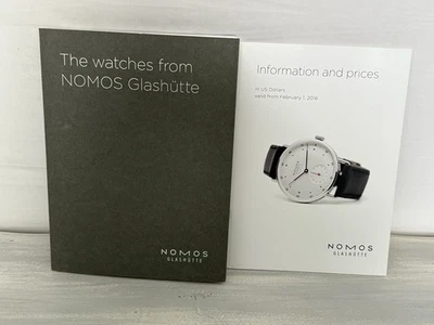 Nomos Glashutte Luxury  Watch Catalog and Price List 2016 - Image 1 of 4