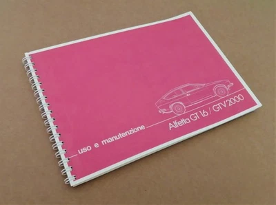 Alfa Romeo Alfetta GT 1.6 - GTV 2000 - Manuale Uso e Manutenzione - Ed. 03/1979 - Immagine 1 di 4
