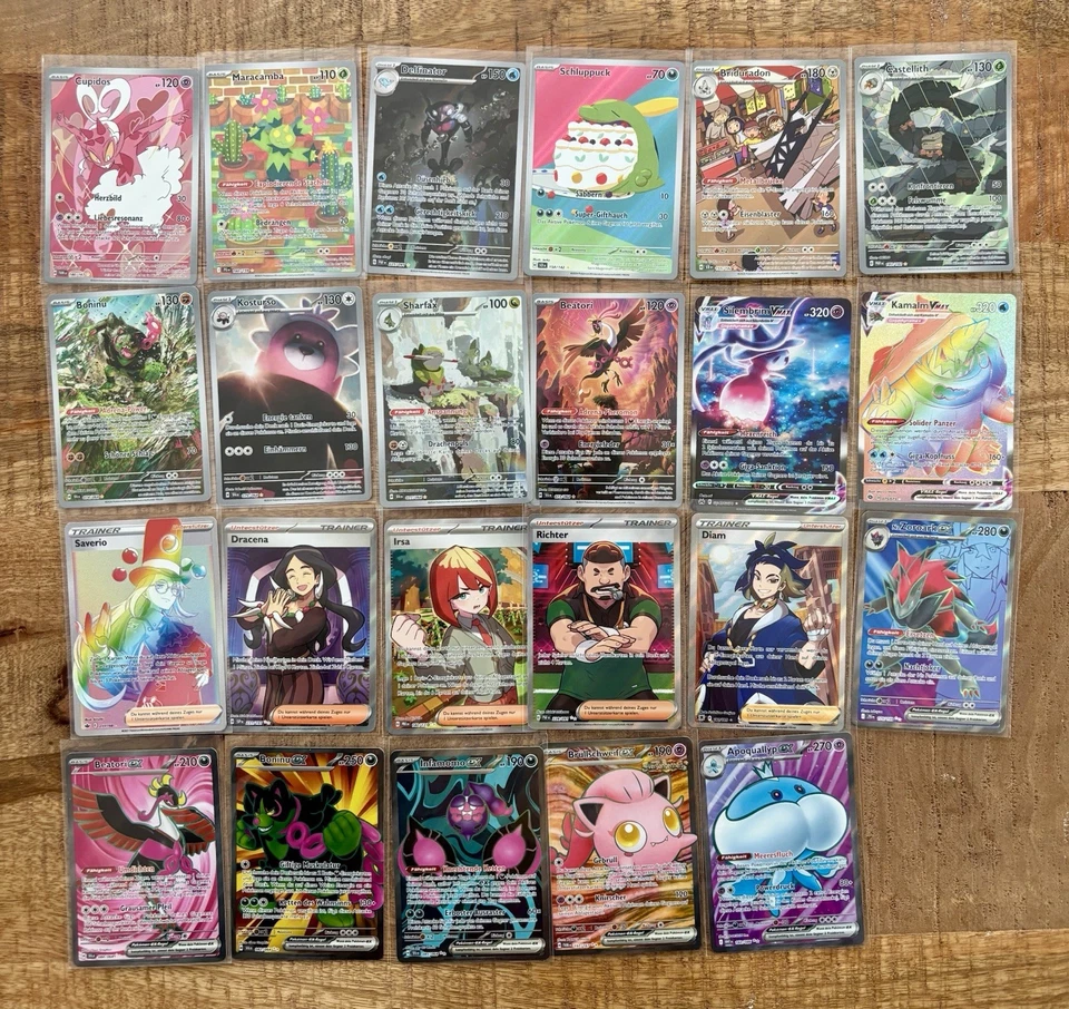 Pokemon Karten  Art Rare Vmax Full Art Bundle Deutsch Near Mint - Bild 1 von 1