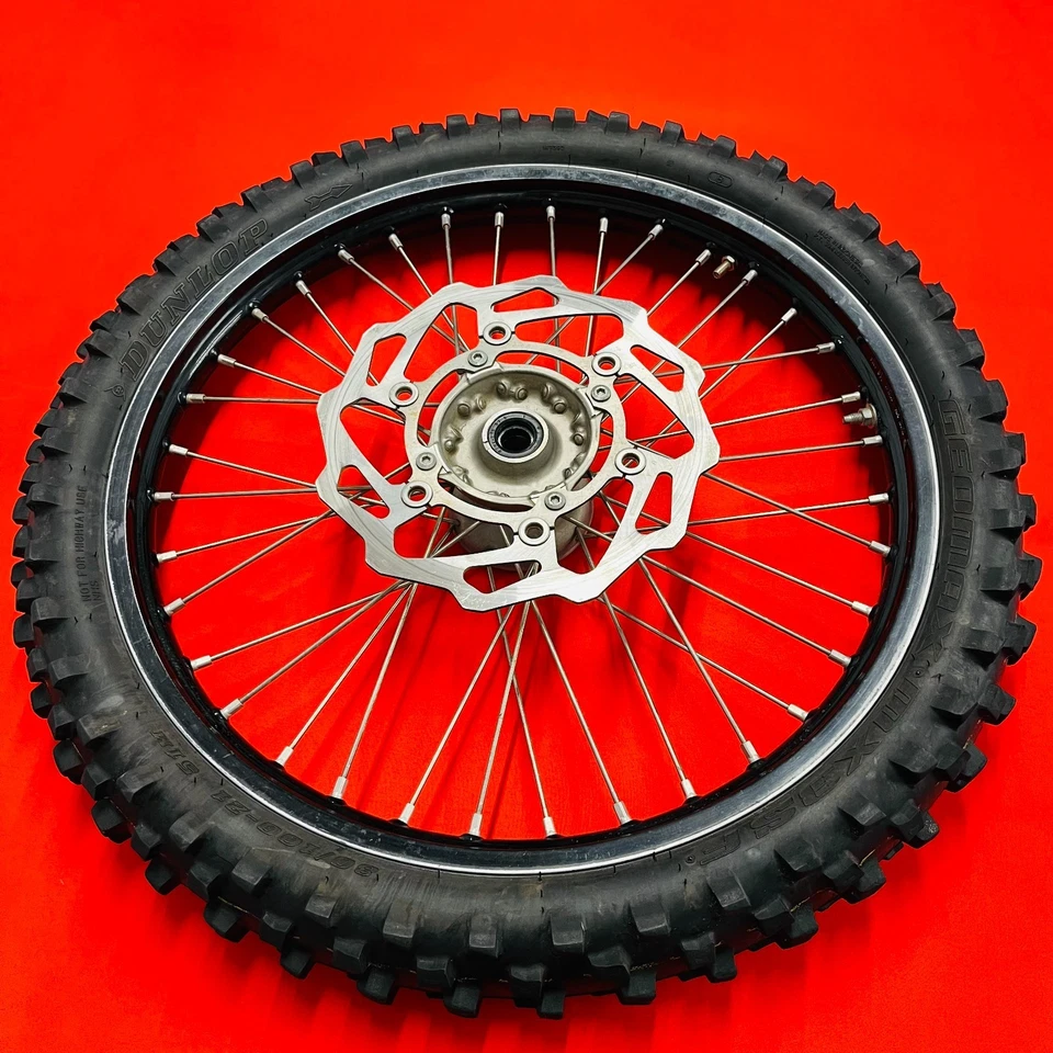 KX250F RUEDA DELANTERA COMPLETA 21" EXCEL LLANTA FRENO ROTOR KAWASAKI KX 250 F (13-18 Foto 1 de 4