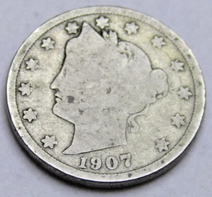 1907 Liberty Nickel - Picture 1 of 2