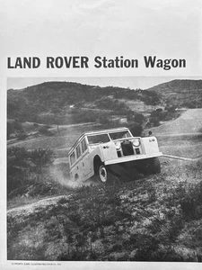 1961 Land Rover Station Wagon Climbing Hills Vintage Ad #A216 - Picture 1 of 1