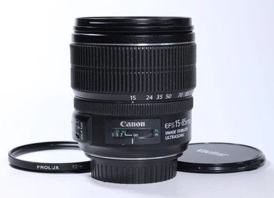 Canon EF-S 15-85 mm/1:3.5-5.6 IS USM, with 1-year warranty - Image 1 of 4