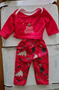 18 inch 45cm doll christmas pyjamas for our generation designafriend etc - Picture 1 of 3