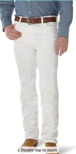 WranglerCowboy Cut Slim Fit Jean, White 30x36 - Picture 1 of 1