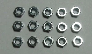 M4 Metric Steel Hex Nut Zinc Plated Qty (15) - Imagen 1 de 1