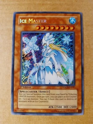 Ice Master TDGS-EN097 1st ed Secret Rare Yugioh NM/VLP See Pics - Image 1 of 4